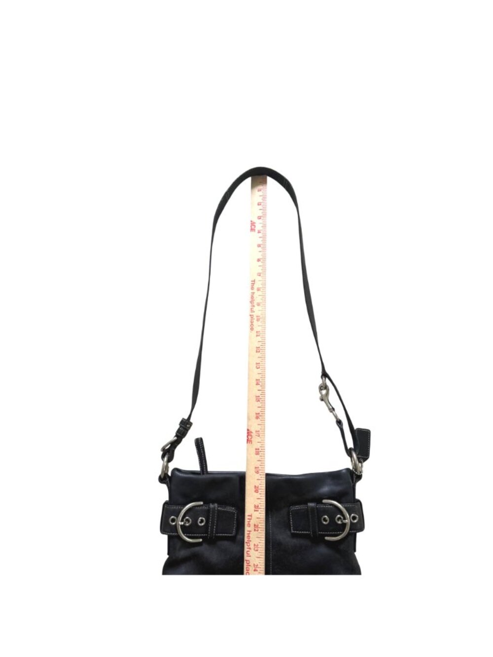 Coach Women's Soho Shoulder Bag Vintage Y2K Quiet Luxury Leather Black Crossbody - Picture 11 of 11